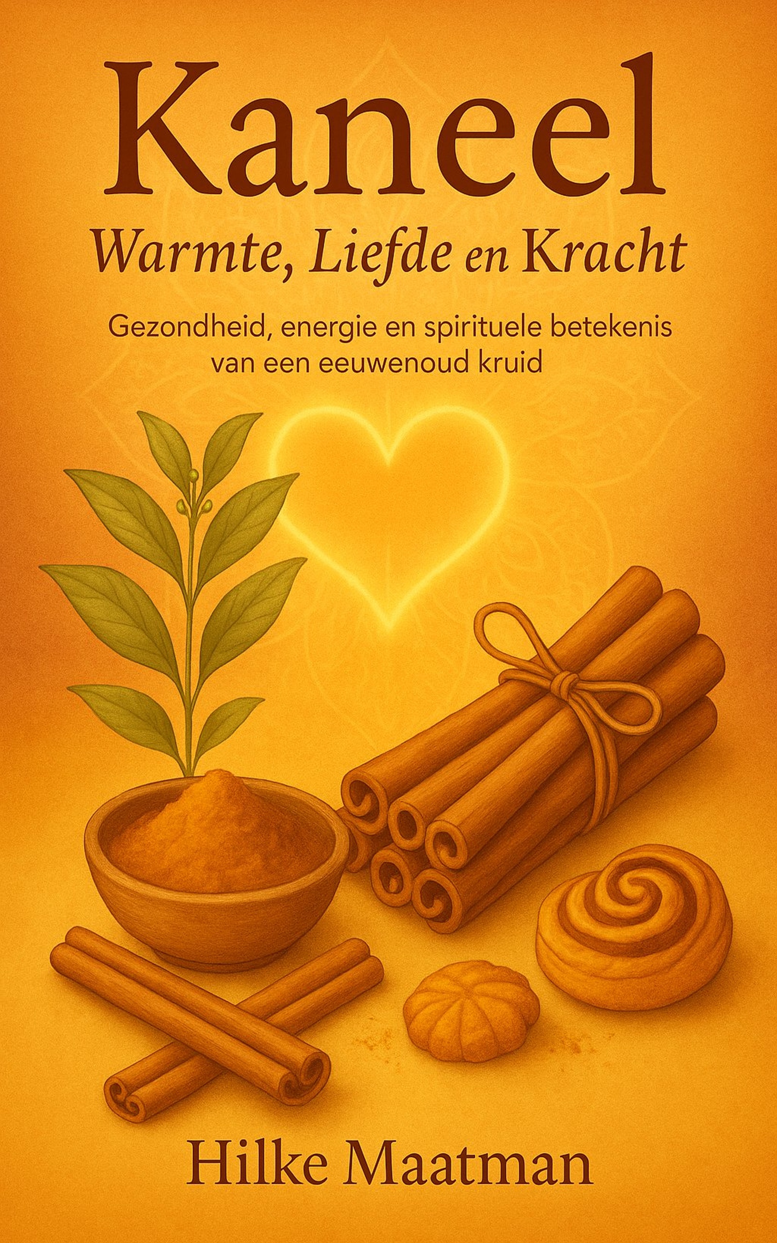 Boekcover van ‘Kaneel – Warmte, liefde en kracht’ van Hilke Maatman – Gezonde voeding en kruiden.