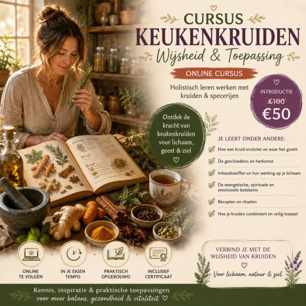 Online cursus Keukenkruiden-wijsheid en Toepassing