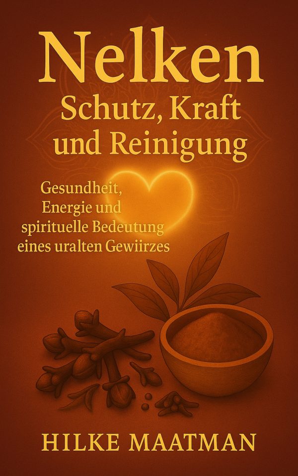 Buchcover „Nelken – Schutz, Kraft und Reinigung“ von Hilke Maatman – Gesunde Ernährung und Kräuter.