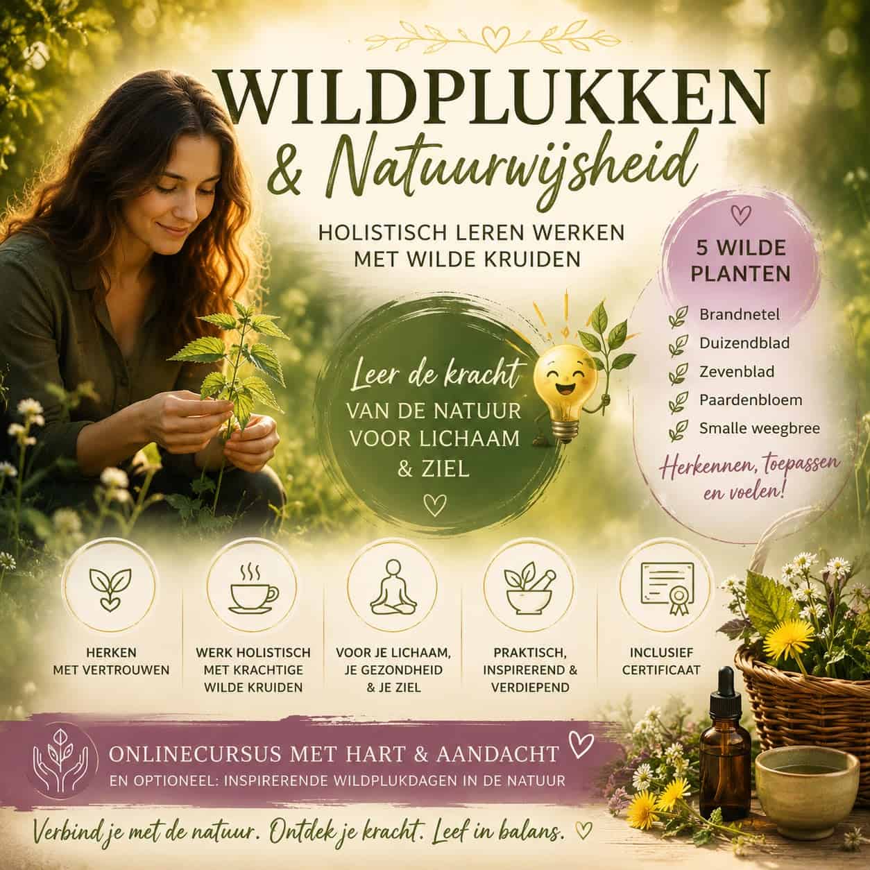 ildpluk cursus over kruiden, werking op lichaam en natuurlijke toepassingen