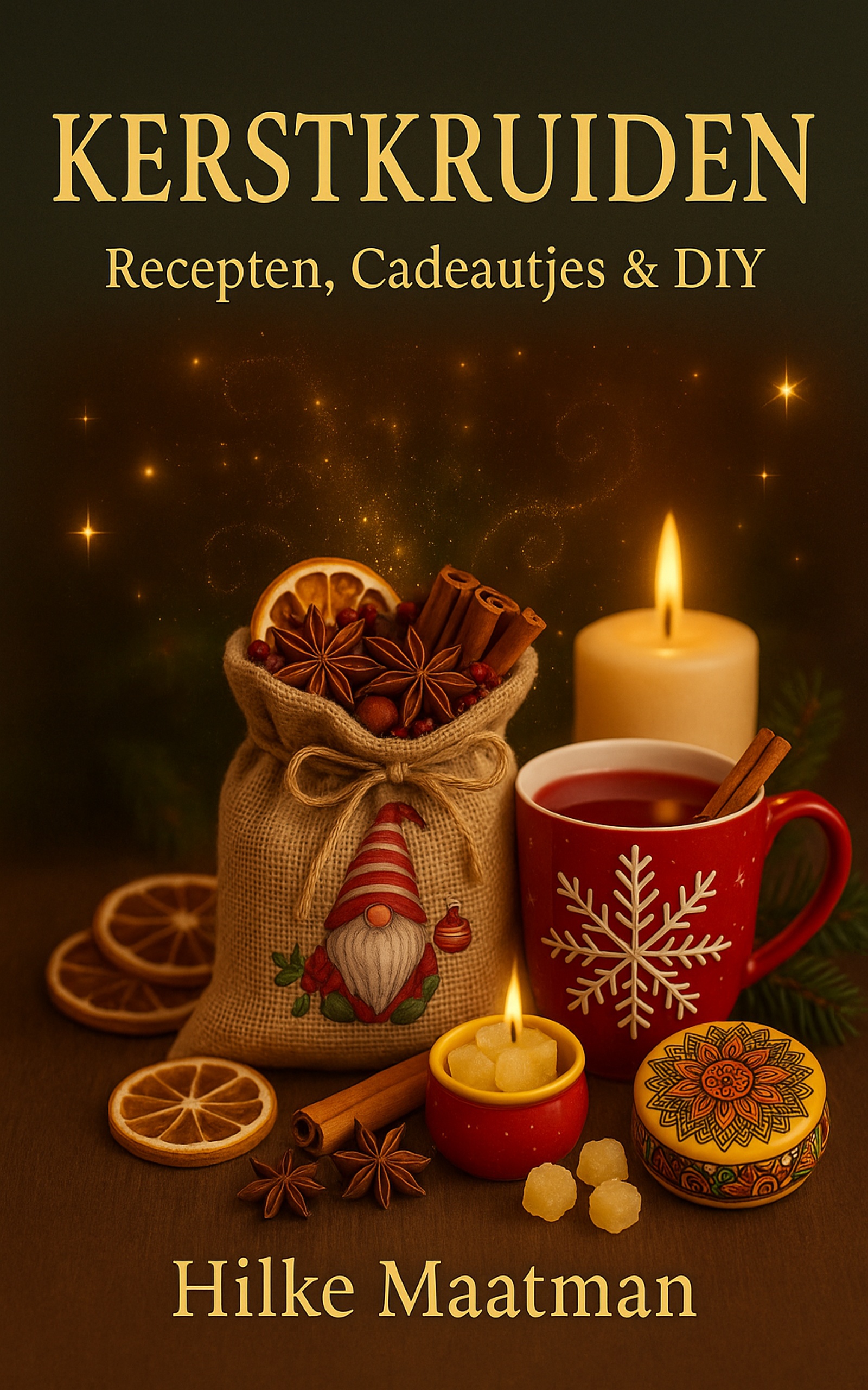 Boekcover Kerstkruiden – Recepten, Cadeautjes & DIY van Hilke Maatman