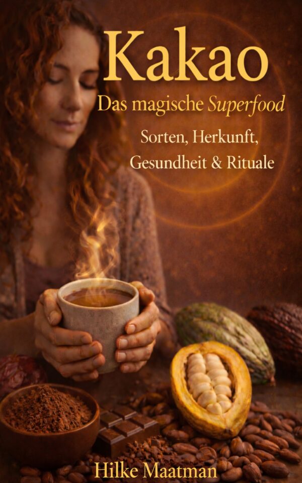 Kakao – Das magische Superfood” over pure cacao, gezondheid, herkomst en rituelen voor lichaam & ziel