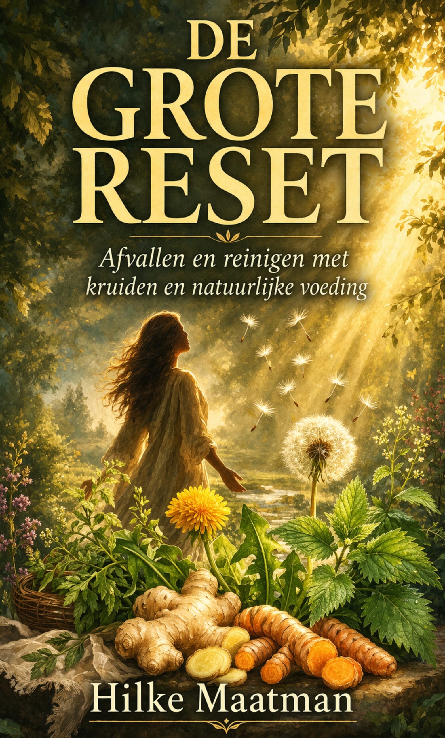 Boekcover De Grote Reset afvallen en reinigen met kruiden en natuurlijke voeding door Hilke Maatman